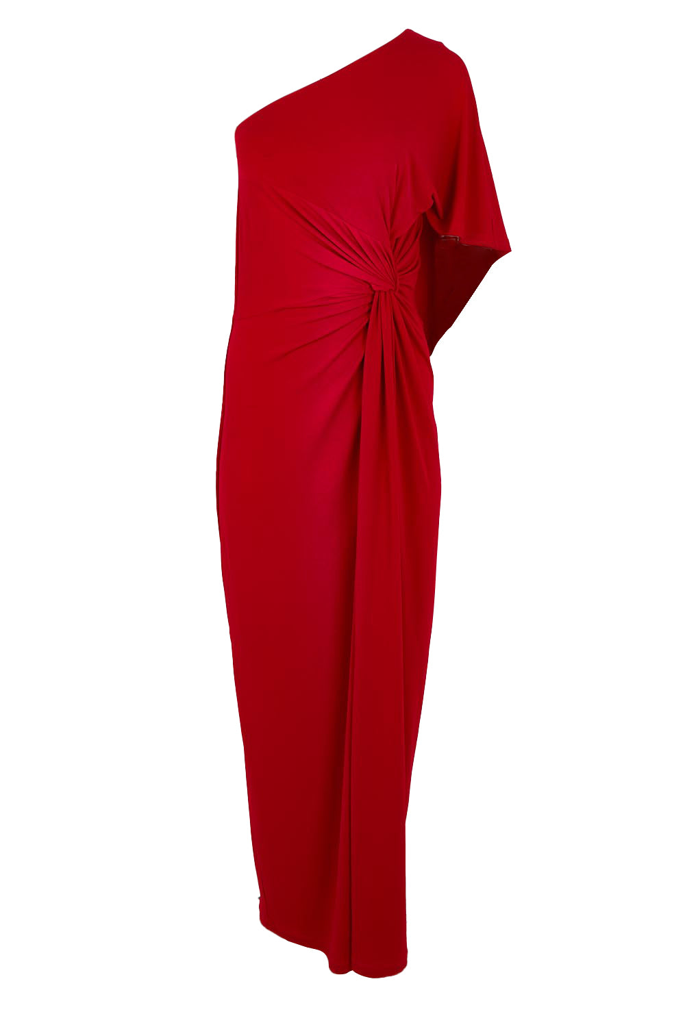 Product shot of the Vanessa Evening Gown in colour Red (Red), from the front