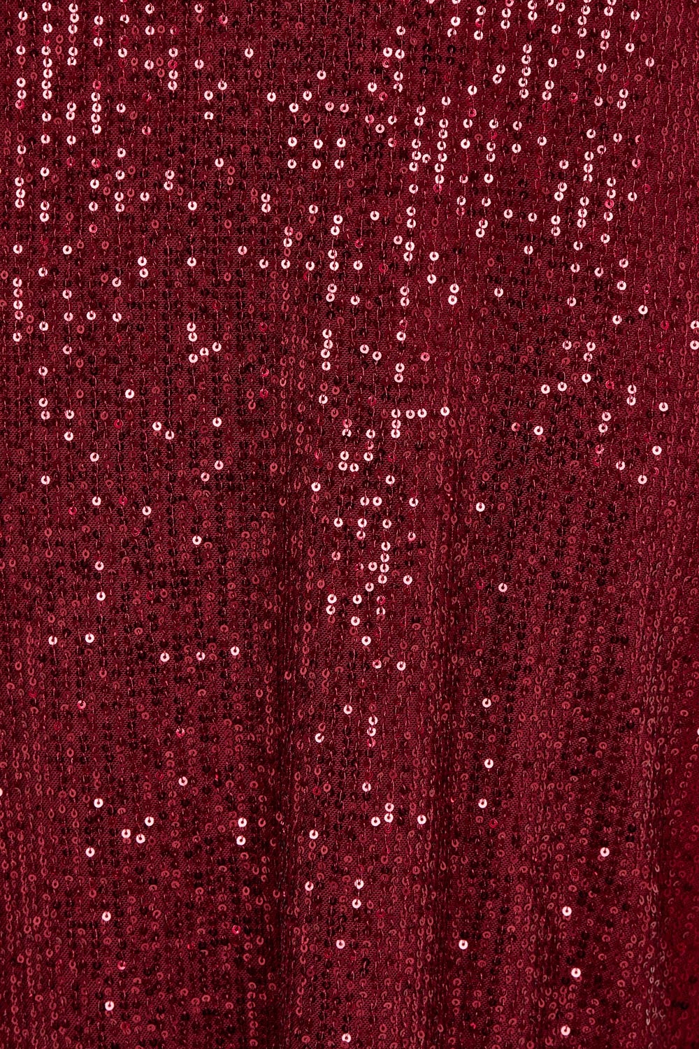 Product shot of the Reegan Sequin Skirt in colour Rouge (Metallics), detail