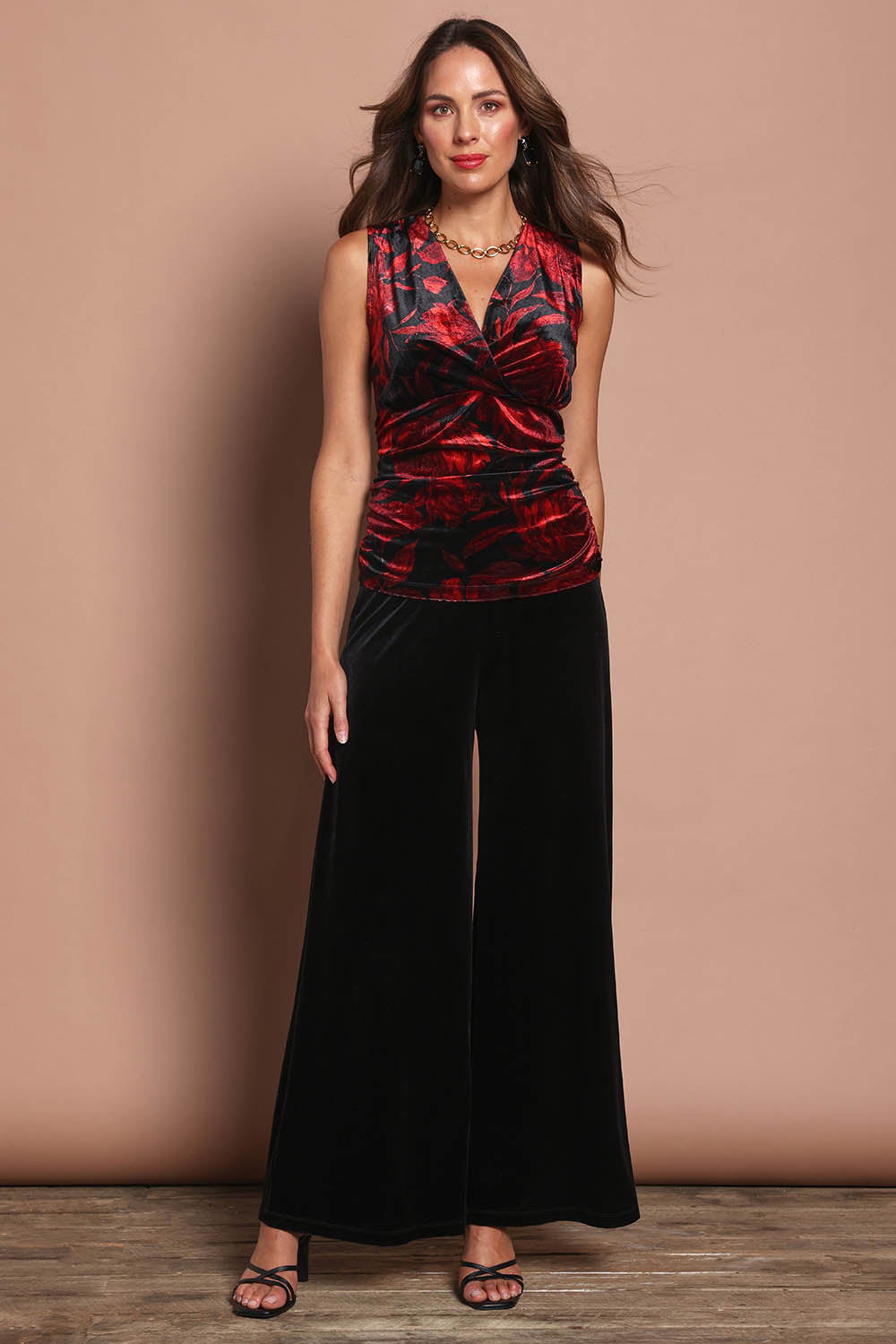 Sabrina Velour Top – Nightfleur