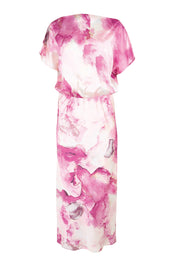 Product shot of the Krista Dress – Watercolor in colour Watercolor, from the front