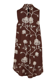Product shot of the Celia Top - Chocolategold in colour Chocolategold, from the back