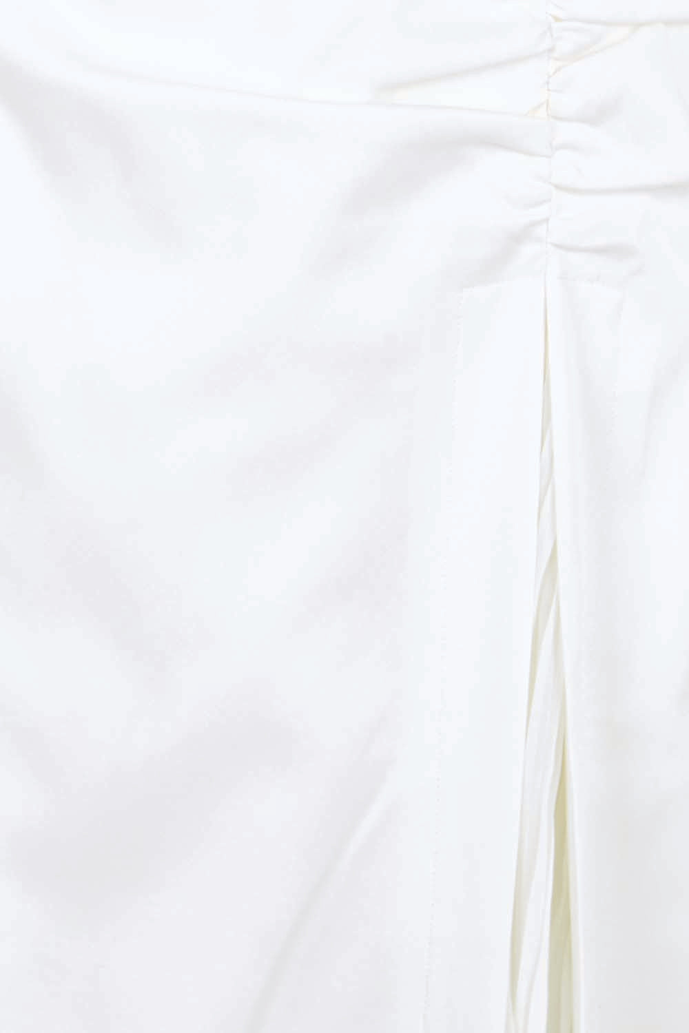Product shot of the Lisa Evening Gown - Snow in colour Snow, showing detail
