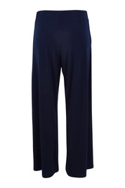 Product shot of the Kristi Pants in colour Navy (Blue), from the back