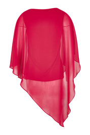 Product shot of the Marie Top in colour Granita (Pink), from the back