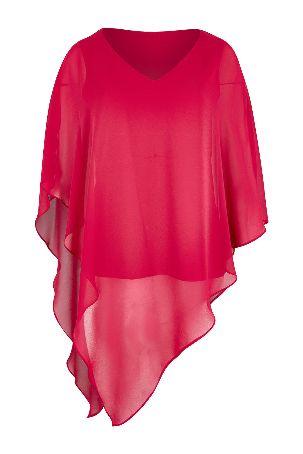 Product shot of the Marie Top in colour Granita (Pink), from the front