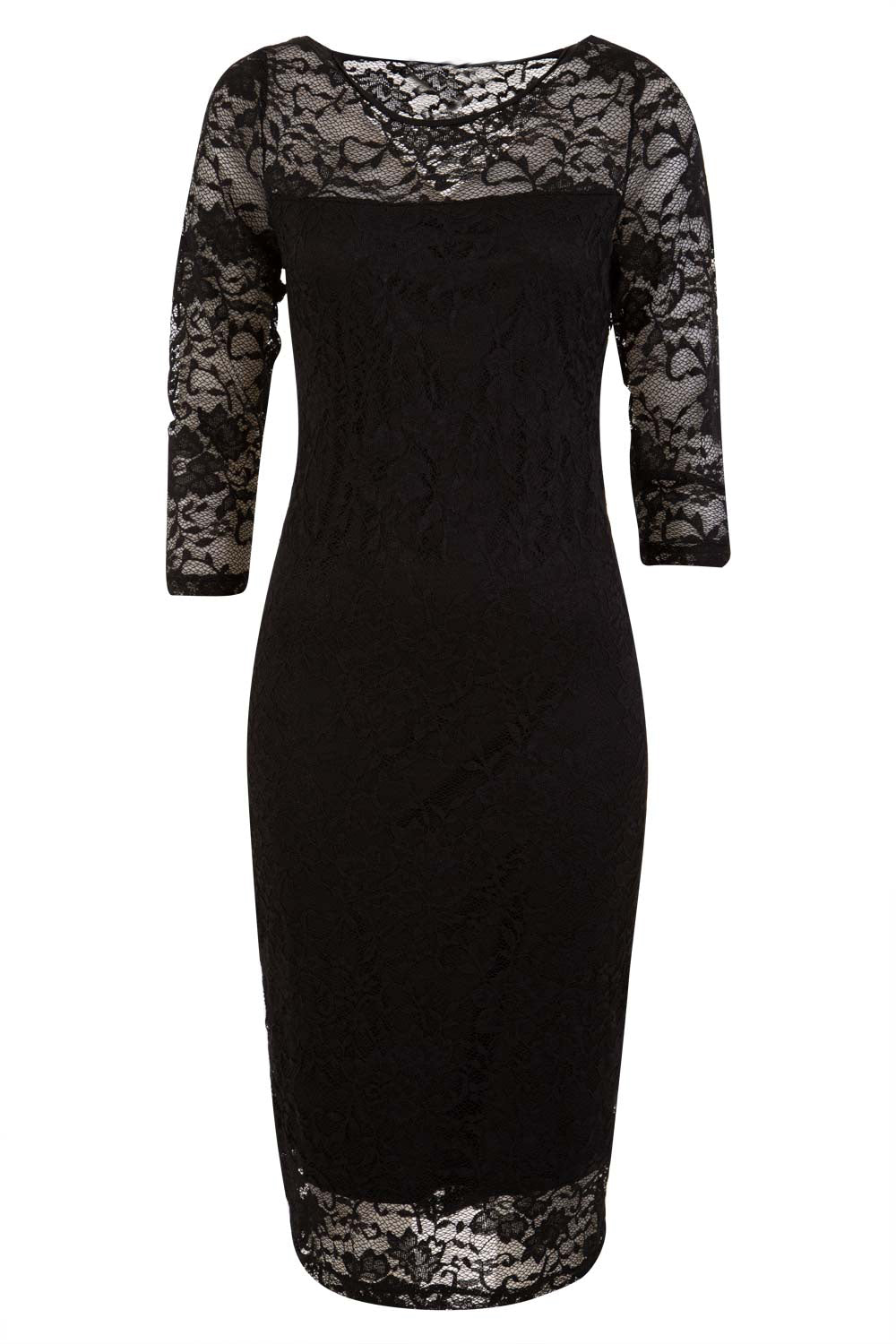 Product shot of the Michelle in colour Black (Black), from the back
