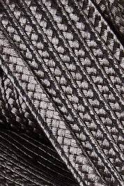 Product shot of the Nalah Fascinator in colour Black (Black), detail