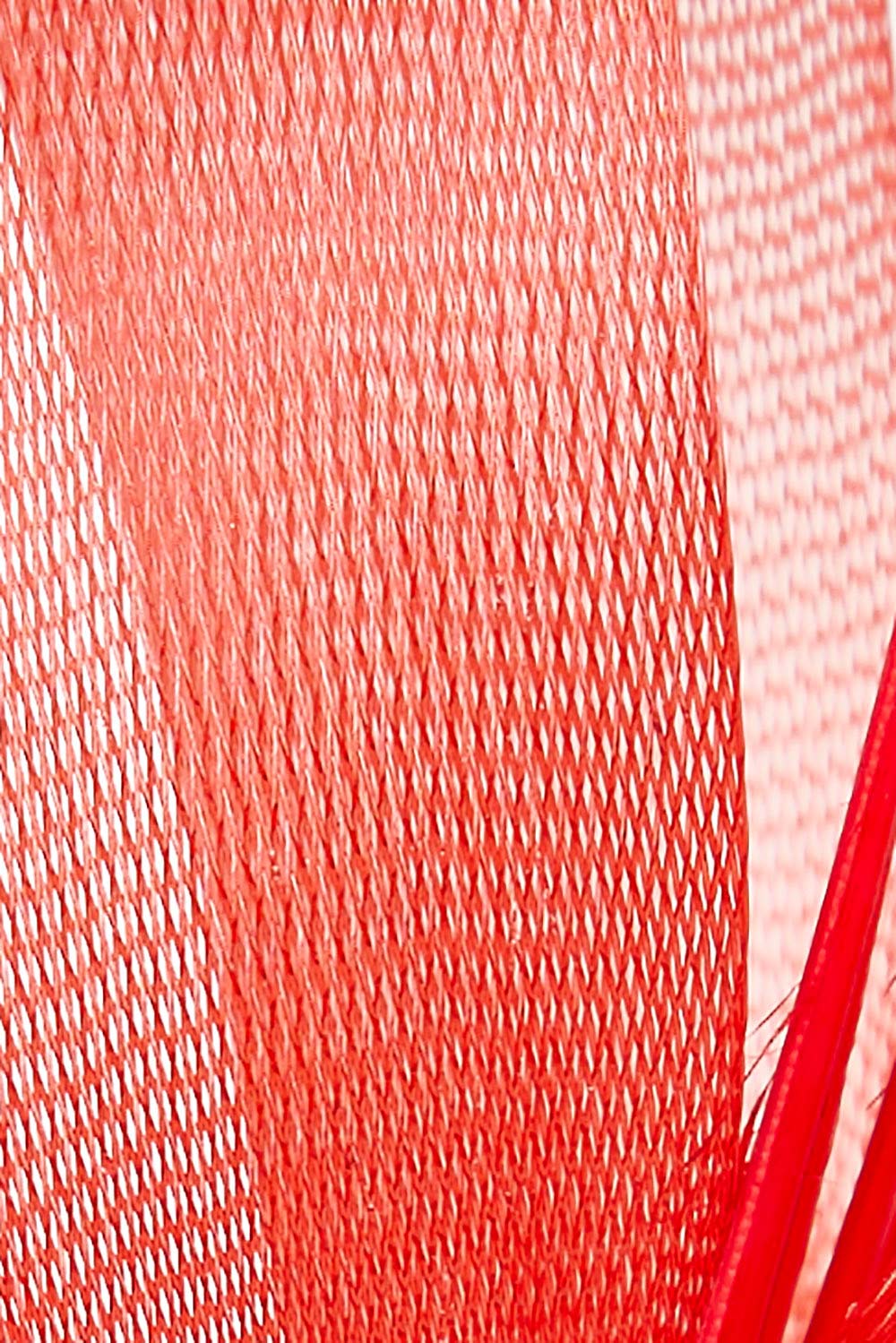 Product shot of the Nyla Fascinator in colour Red (Red), detail