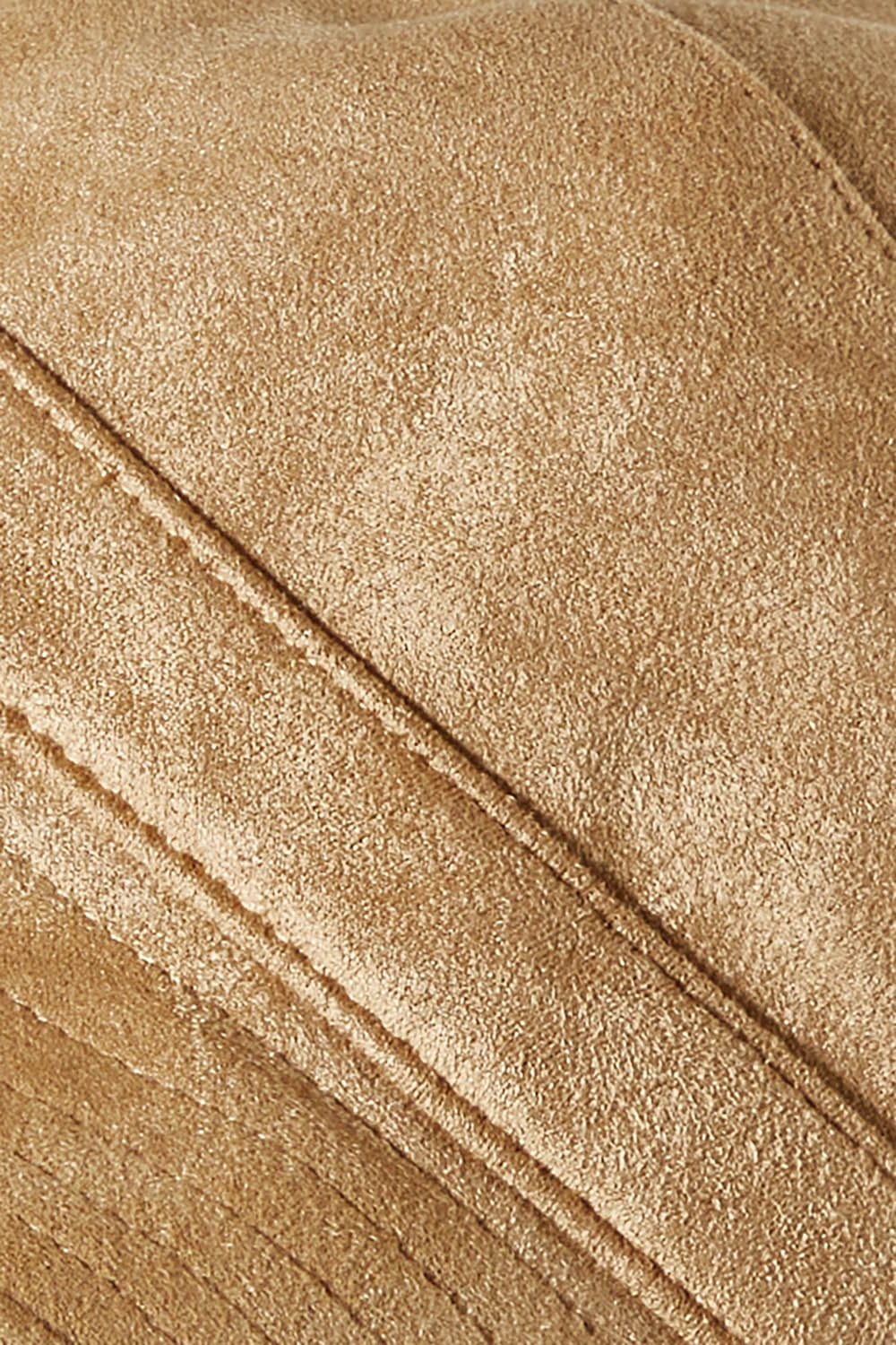 Product shot of the Nina Bucket Hat in colour Camel, detail