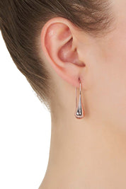 Product shot of the My Silent Tears Earrings in colour RoseGold (Metallics), detail
