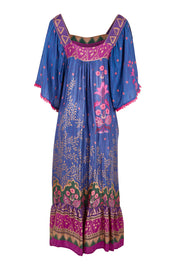 Product shot of the Florida Maxi Dress – Cameo in colour Cameo, from the back