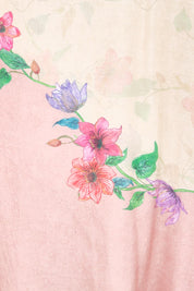 Product shot of the Rosary Kimono – Rosary in colour Rosary, showing detail