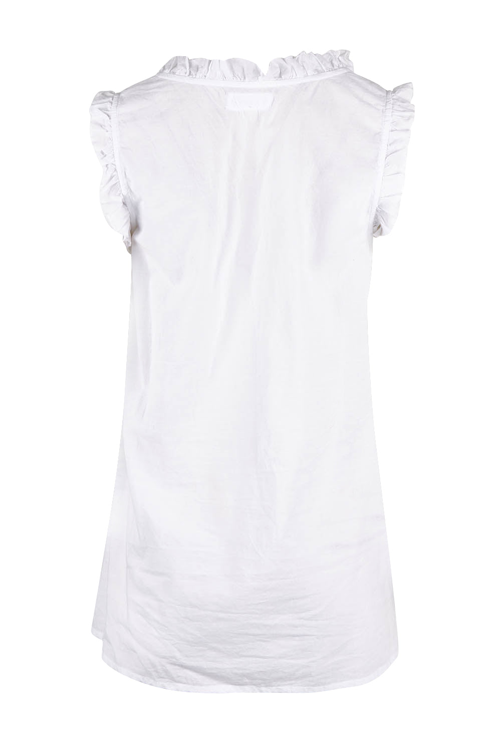 Product shot of the Sophia Cami in colour White (White), from the back