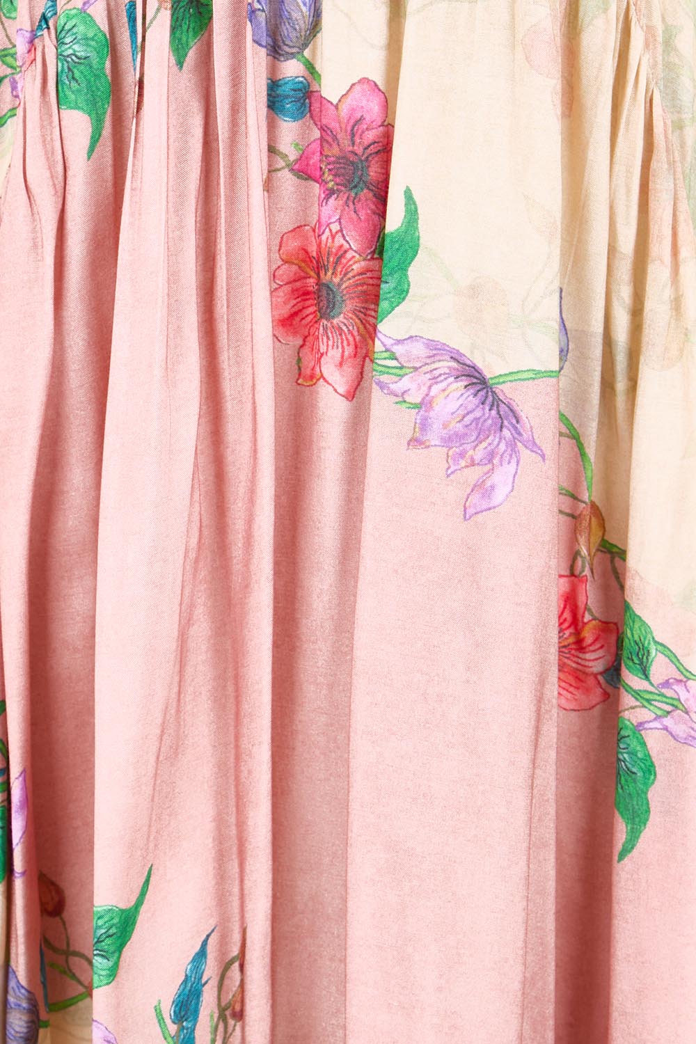 Product shot of the Penelope Maxi Dress – Rosary in colour Rosary, showing detail