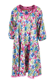 Product shot of the Sao Paulo Long Sleeve Dress – Forsvik in colour Forsvik, from the front