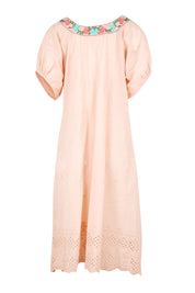 Product shot of the Sao Paulo Cotton Dress – Amazon in colour Amazon, from the back