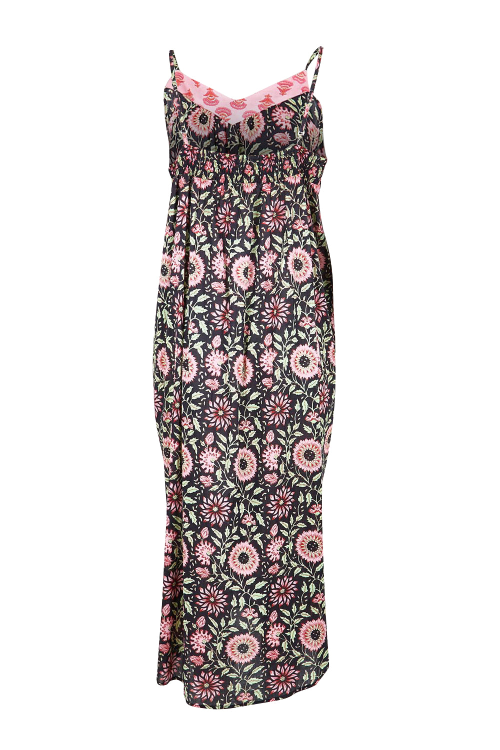 Product shot of the Slip Cotton Dress – Gabor in colour Gabor, from the back