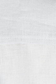 Product shot of the Linen Oversized Boyfriend Shirt in colour Lightblue (Blue), detail