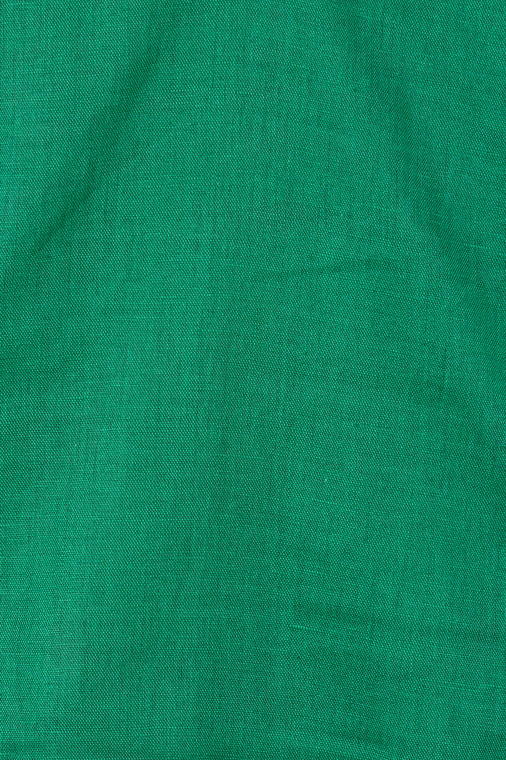 Product shot of the Linen Cotton Summer Midi Dress in colour Fern (Green), detail