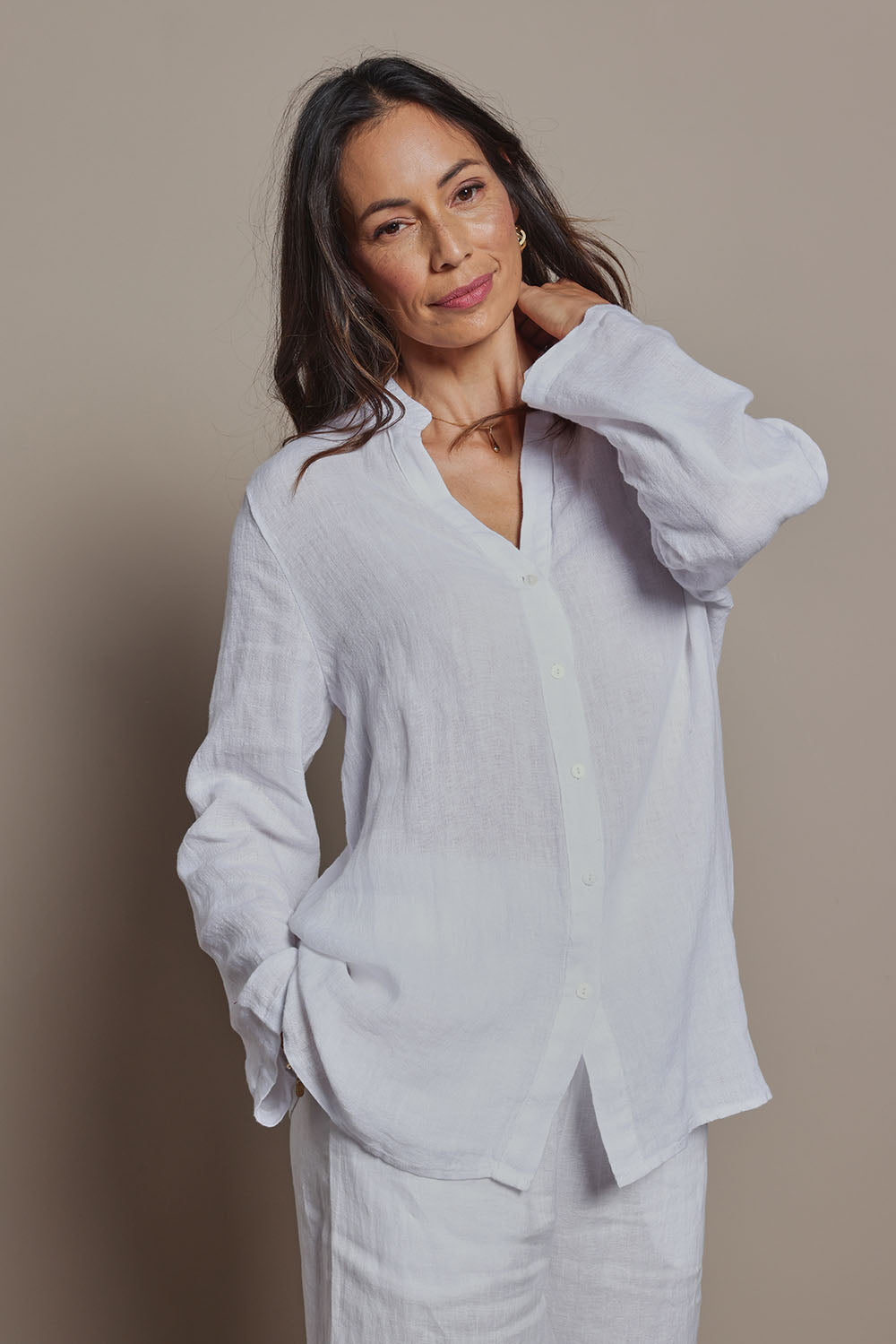 Preloved Linen Extra Soft Relaxed Shirt - White