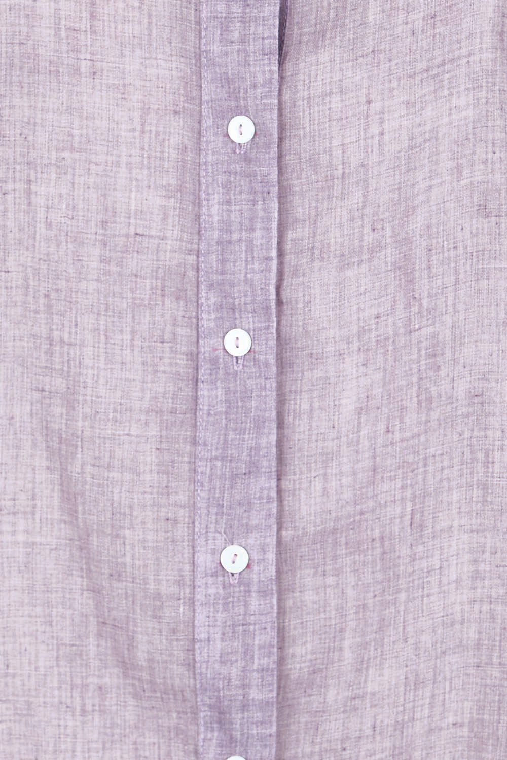 Product shot of the Cotton Button Down Blouse – Grape in colour Grape, showing detail