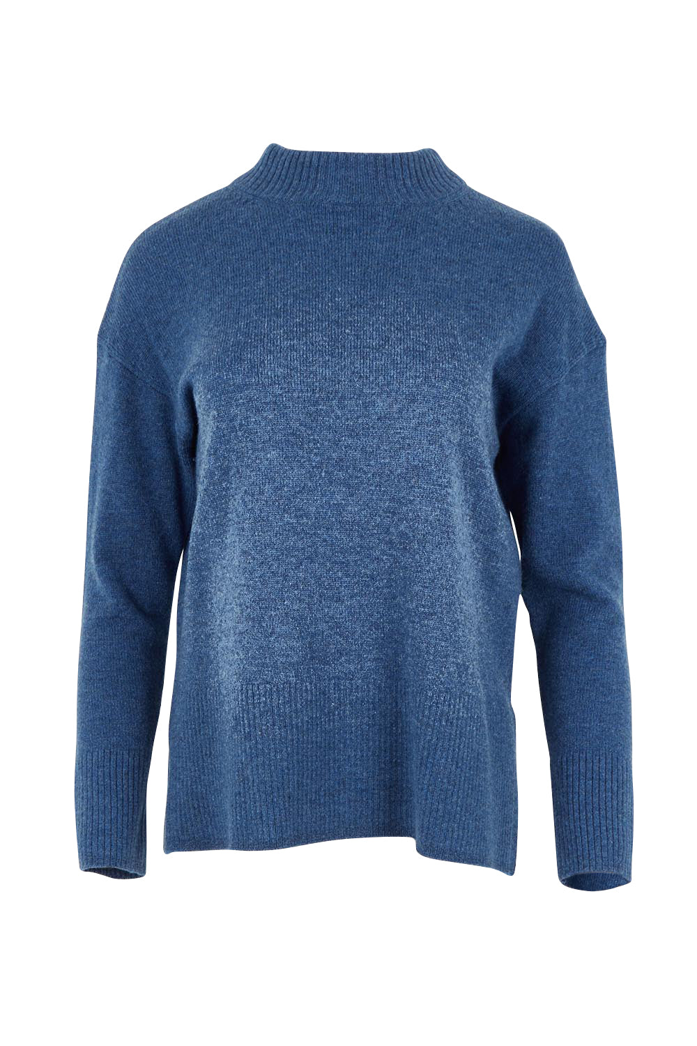 Wool Pull On Jumper – Denim