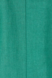 Product shot of the Cotton Linen Blazer in colour Green (Green), detail