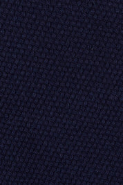 Preloved Cotton Cashmere Wool Poncho - Navy
