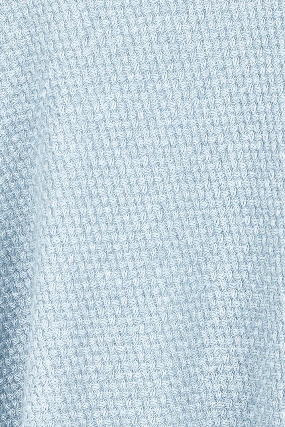 Cotton Cashmere Wool Poncho – Softblue