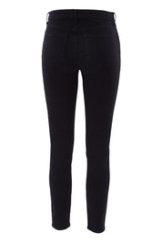 Product shot of the Ami Skinny Jean in colour Black (Black), from the back
