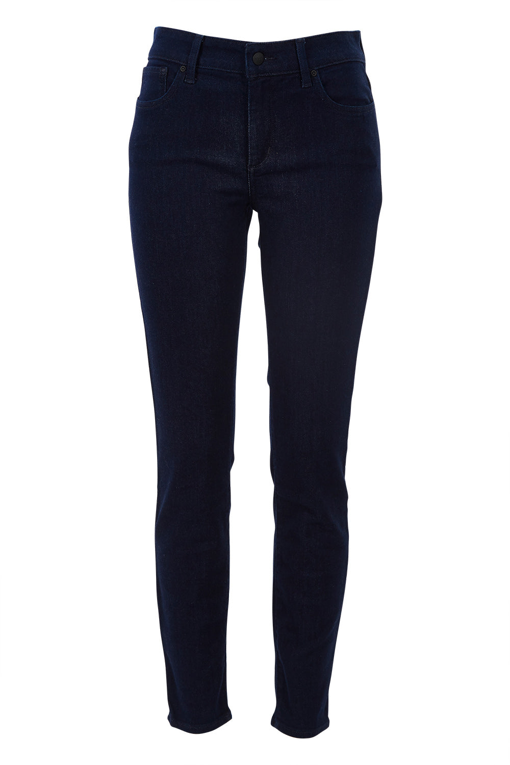 Product shot of the Ami Skinny in colour Rinse (Blue), from the front