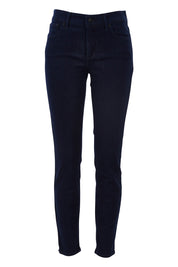 Product shot of the Ami Skinny in colour Rinse (Blue), from the front