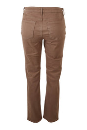 Product shot of the Sheri Slim Jean in colour Incense, from the back