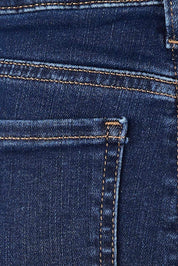 Product shot of the Barbara Bootcut Jean in colour Quinn (Blue), detail