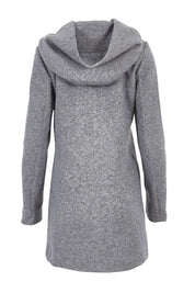 Product shot of the Sedona Light Coat in colour LightGrey (Grey), from the back