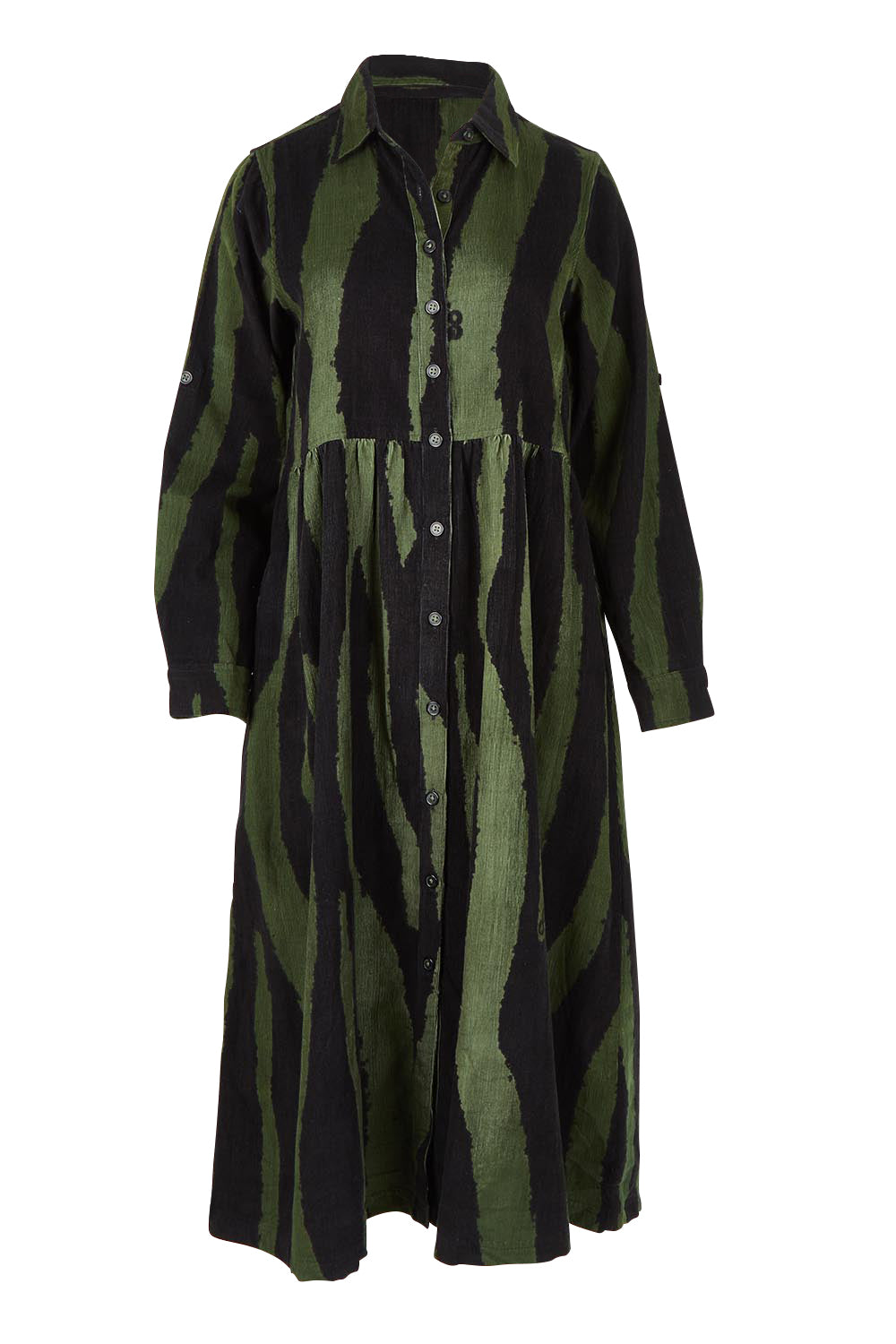 Cotton Midi Collar Dress – Congo