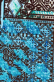 Product shot of the Isfahani Dress Bubble in colour Blue (Blue), detail