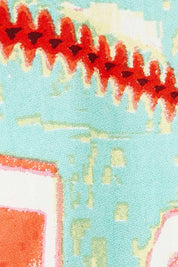Product shot of the Ville Cora Organic Cotton Tee in colour Villecora (Pink), detail