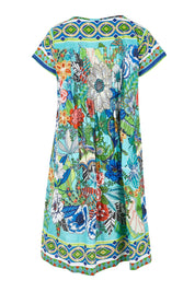 Product shot of the Easy Fit Dress – Print in colour Print, from the back