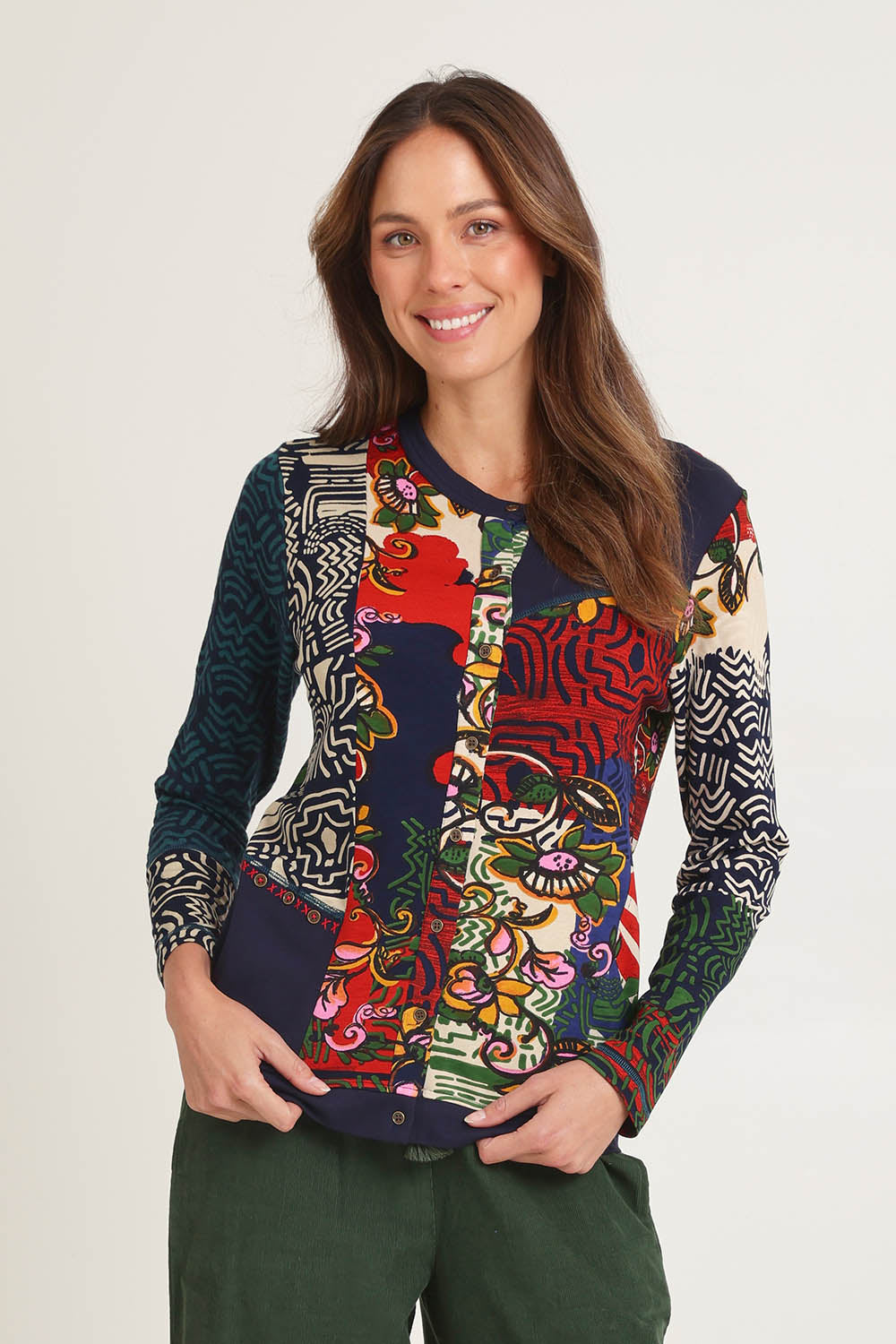 Patch Cardigan – Zapotec