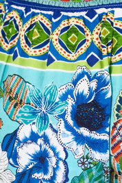 Product shot of the Camarge Pant – Print in colour Print, showing detail