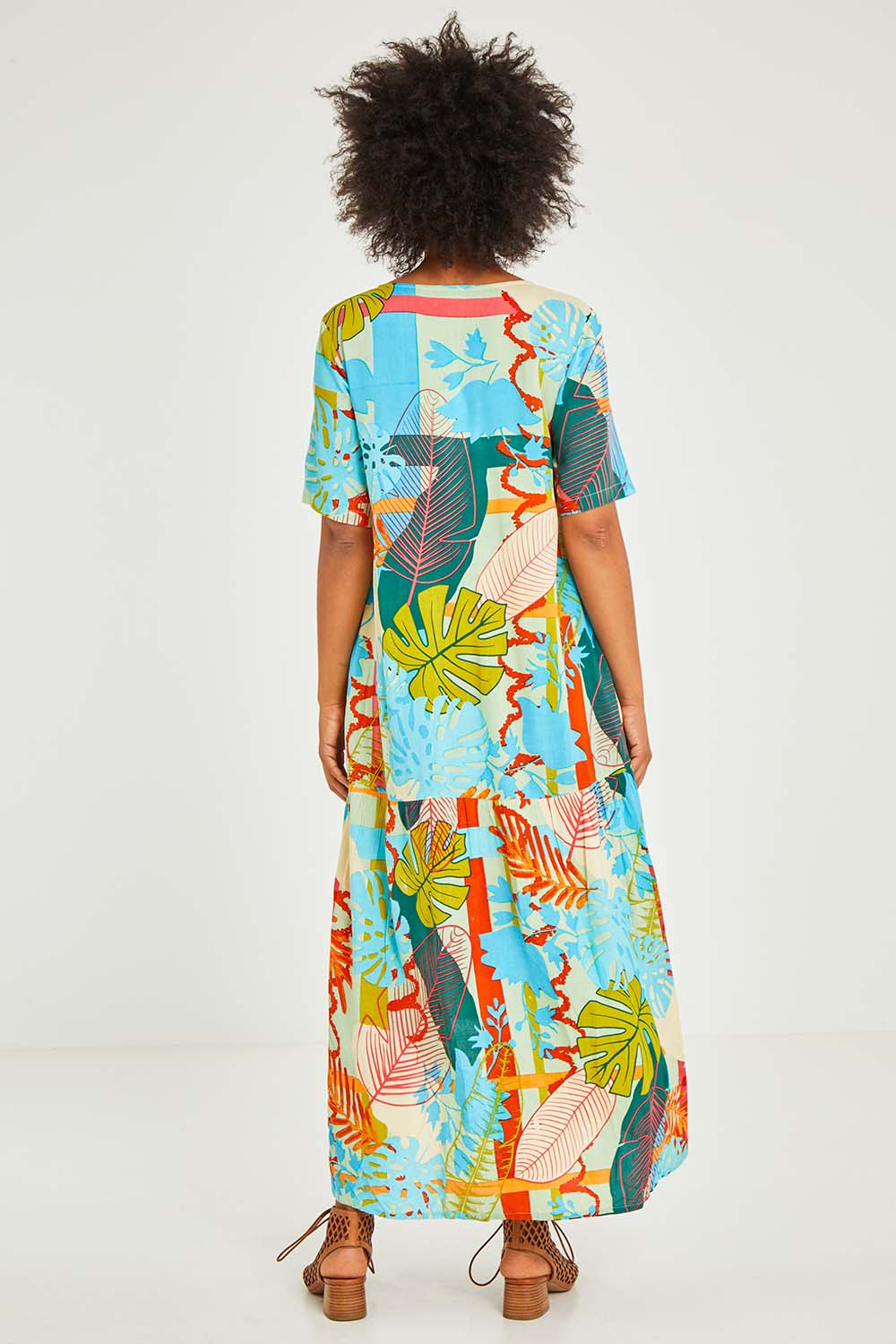 Preloved Frigliani Dress Peak - Print