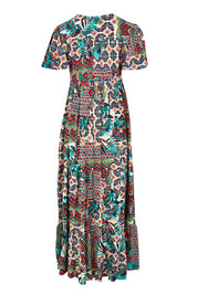 Preloved Rio Maxi Layered Dress - Print