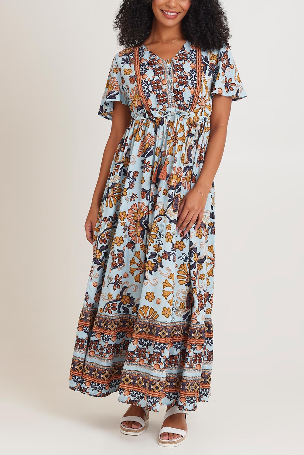 Preloved Layers Maxi Dress - Macieo