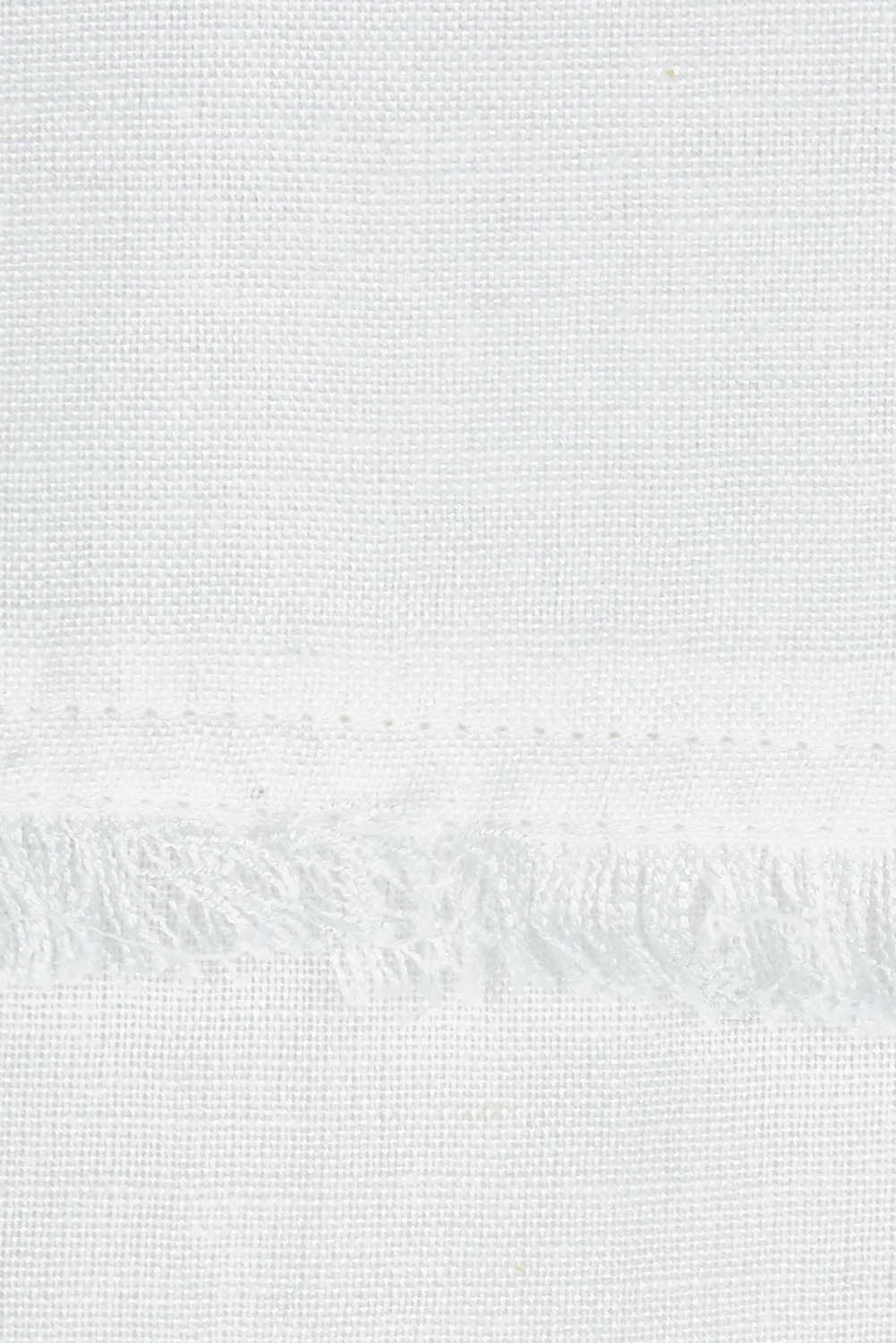 Product shot of the Essentials Linen Blend Jacket in colour White (White), detail