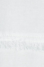 Product shot of the Essentials Linen Blend Jacket in colour White (White), detail