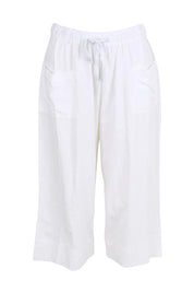 Essentials Cotton Linen Blend Pant - White