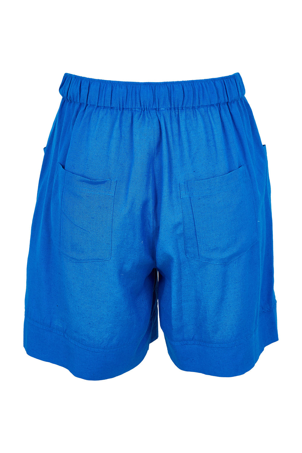 Preloved Essentials Linen Blend Shorts - Elecblue