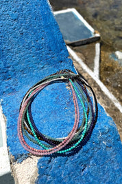 Product shot of the Healing Gems Classics Necklace - Rosequartz in colour Rosequartz, showing detail