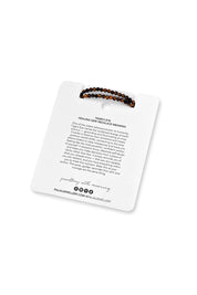 Product shot of the Healing Gems Classics Necklace - Tigerseye in colour Tigerseye, showing detail
